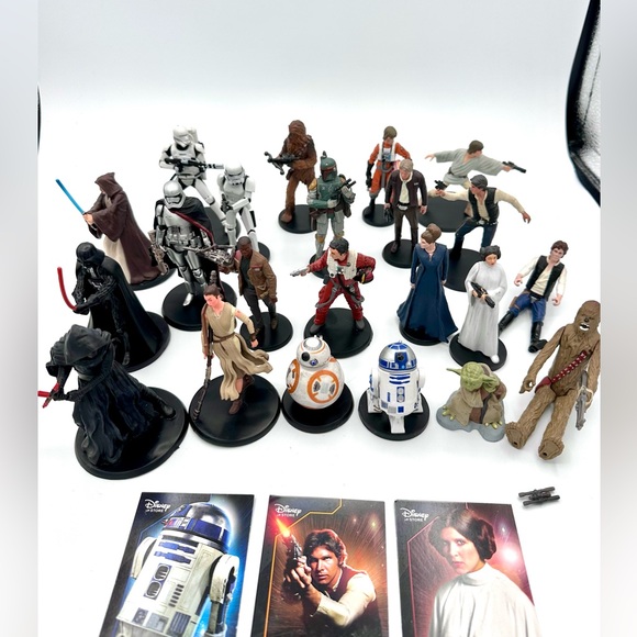 Disney Other - Lot of 20 Star Wars Cake Toppers Figures 4” Disney Store